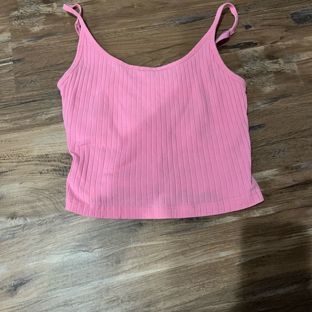 Old Navy Pink Ribbed Camisole Top